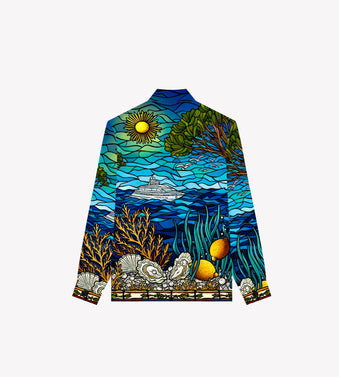 SILK SHIRT “MOSAIC HEDONIST”