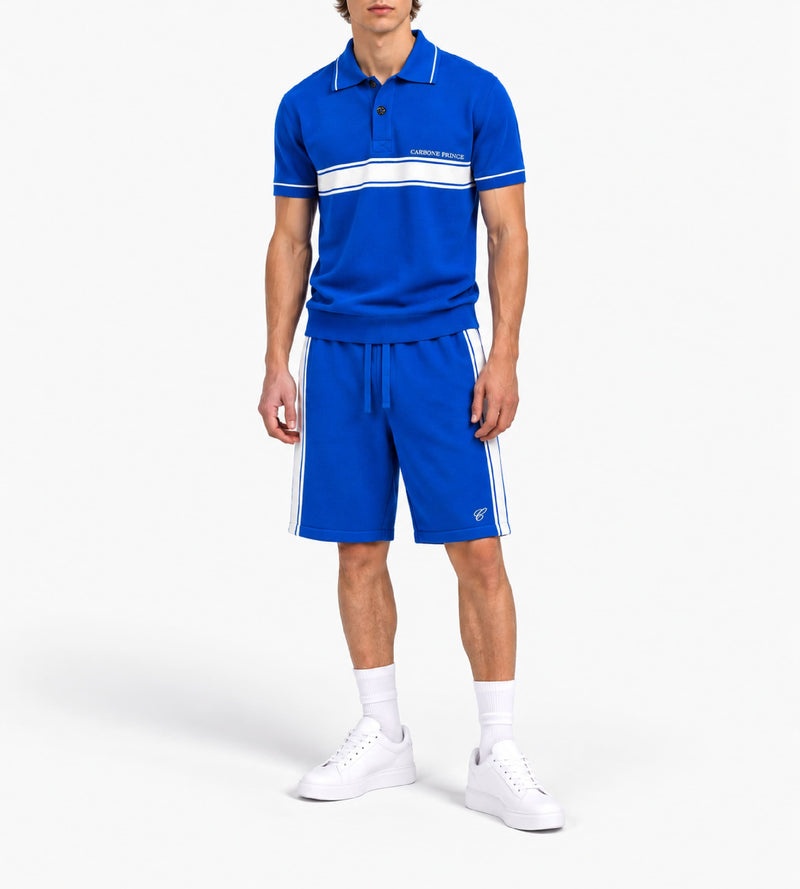 Polo “Azure race blue”