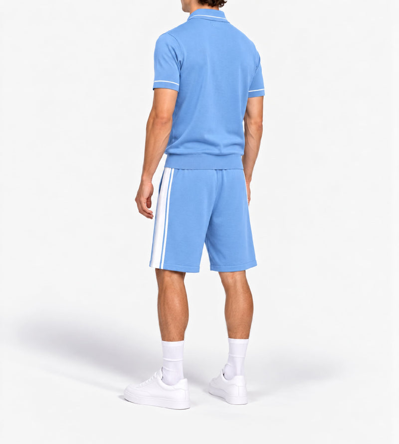 Polo "Aqua coast blue"