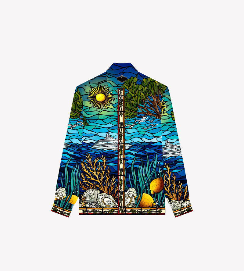 SILK SHIRT “MOSAIC HEDONIST”