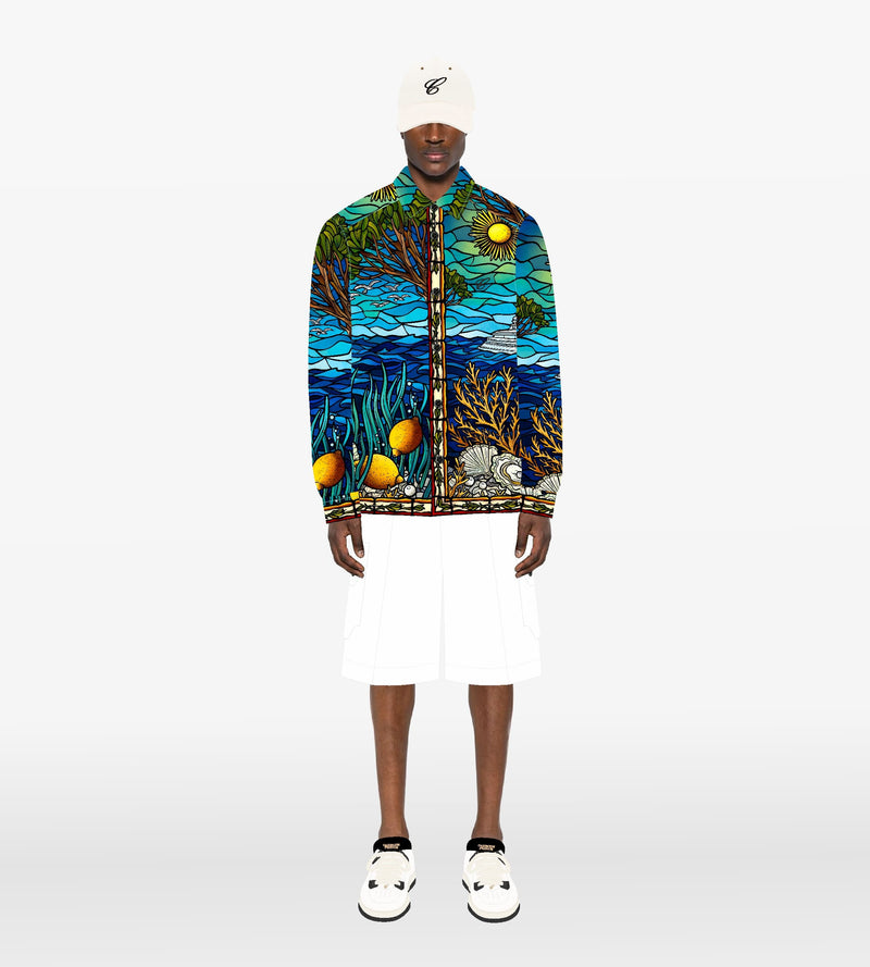 SILK SHIRT “MOSAIC HEDONIST”