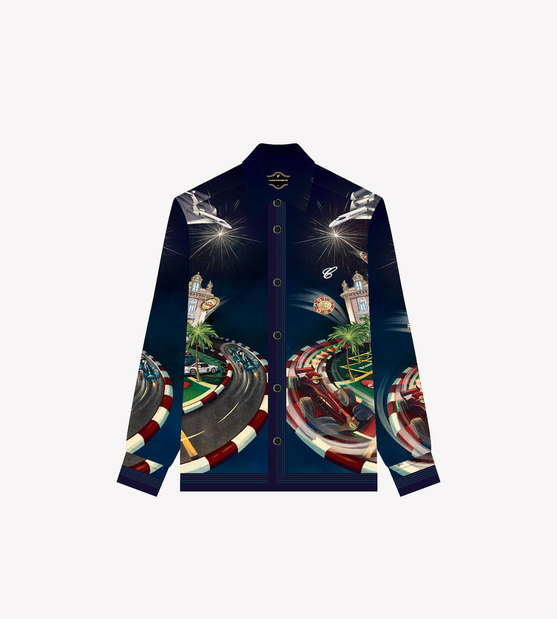 CHEMISE EN SOIE «MONACO HÉDONISTE»