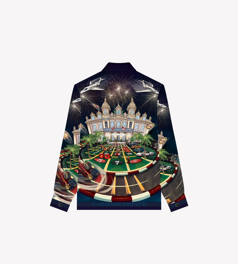 CHEMISE EN SOIE «MONACO HÉDONISTE»