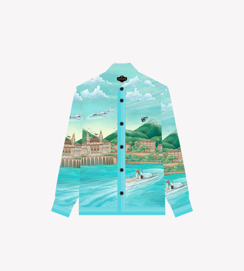 SILK SHIRT “MONTE-CARLO VELOCITY”
