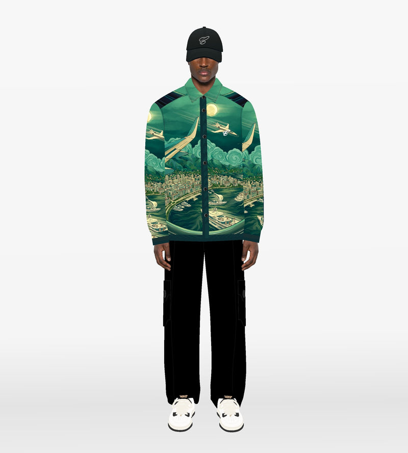 SILK SHIRT “NIGHT FLIGHT”